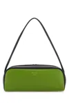 Prada Borsa A Spalla In Pelle Verde Donna