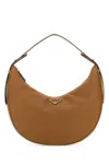 Prada Brown Arqu Hobo Bag