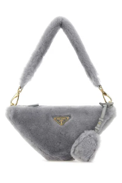 Prada Handbags. In Gray