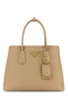 Prada Handbags. In Beige O Tan