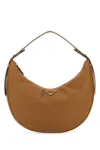 Prada Brown Arqu Hobo Bag In Brown
