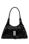 Prada Borsa Shopping Media In Pelle Nera Donna In Black