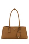 Prada Medium Leather Galleria Top-handle Bag In Burgundy