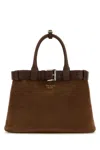 Prada Handbags. In Brown