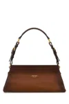 Prada Leather Shoulder Bag In Brown