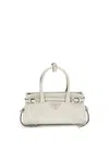 Prada Bonnie Leather Mini Hand Bags In White
