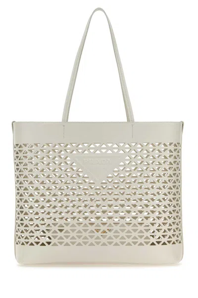 Prada Borsa-tu Nd  Female In White