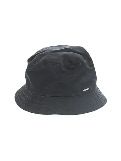 Pre-owned Prada Hat In Black