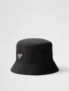 Prada Re-nylon Bucket Hat In Black