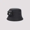 Prada Black Re-nylon Bucket Hat In Nero