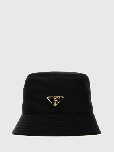 Prada Re-nylon Bucket Hat In Black