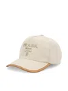 Prada Logo-embossed Cotton Cap