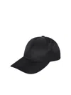 Prada Men Re-nylon Baseball Cap In Black