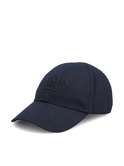 Prada Hats In Blue