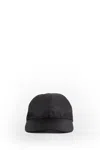 Prada Nylon Baseball Cap 6-panel Construction In Black