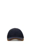 Prada Navy Blue Re-nylon Baseball Cap In Blue