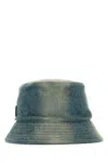 Prada Denim Bucket Hat In Blue