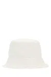 Prada White Denim Bucket Hat In Neutral