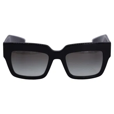 Prada Havana Cat Eye Sunglasses Spr28p In Black Resin