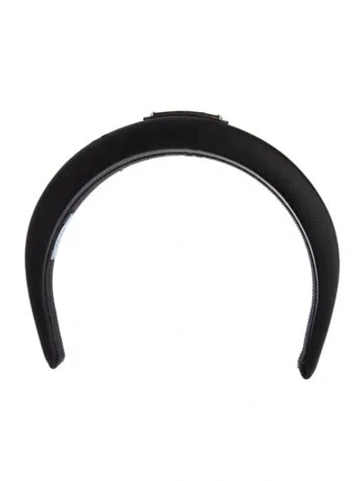 Pre-owned Prada Head Band In Black