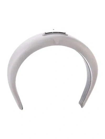 Pre-owned Prada Head Band In Gray