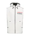 Prada Recycled Technical Jersey Hoodie With Heat-sealed Tape In White