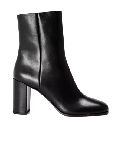 Prada Heeled Ankle Boots In Black