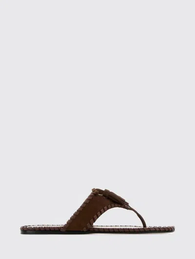 Prada Heeled Sandal Woman  In Brown