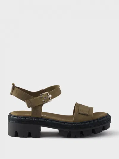 Prada Heeled Sandal Woman  In Green