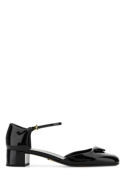 Prada Patent Pump In Black
