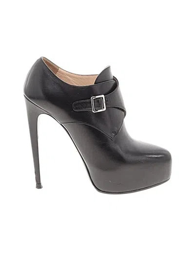 Pre-owned Prada Heels In Black