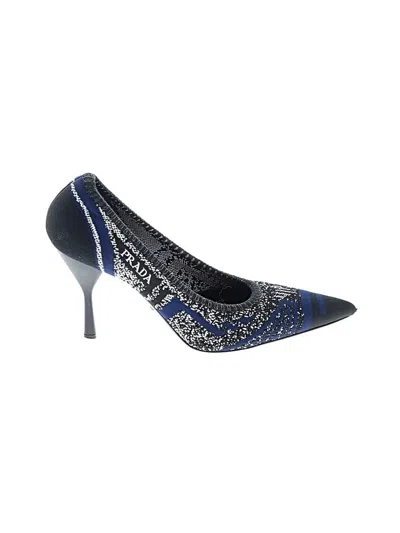 Pre-owned Prada Heels In Blue