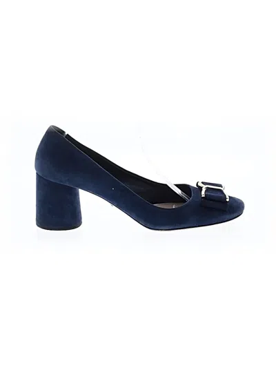 Pre-owned Prada Heels In Blue