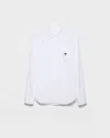 Prada Cotton Shirt In White