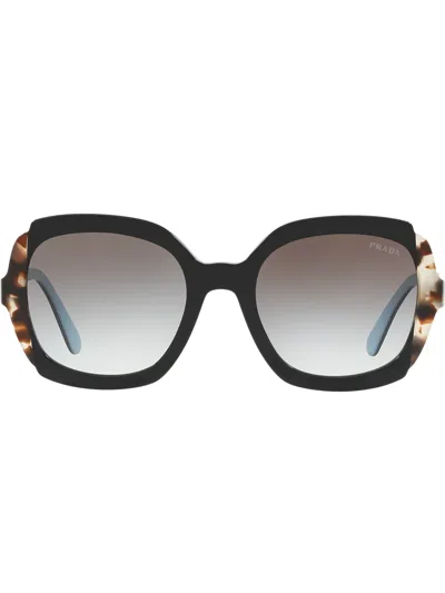 Prada Oversized Frame Sunglasses In Multi