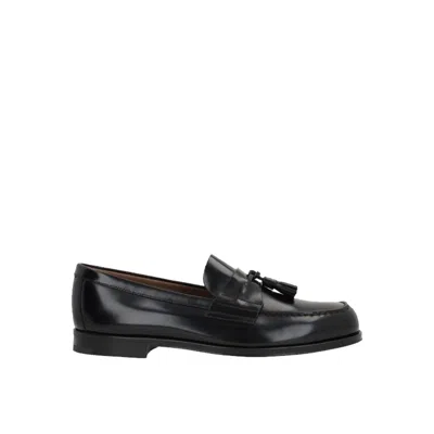 Prada Herren Leather Loafers Men In Black