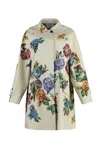 Prada Women Printed Cotton Overcoat