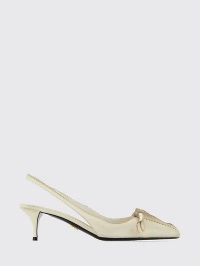 Prada High Heel Shoes Woman In White