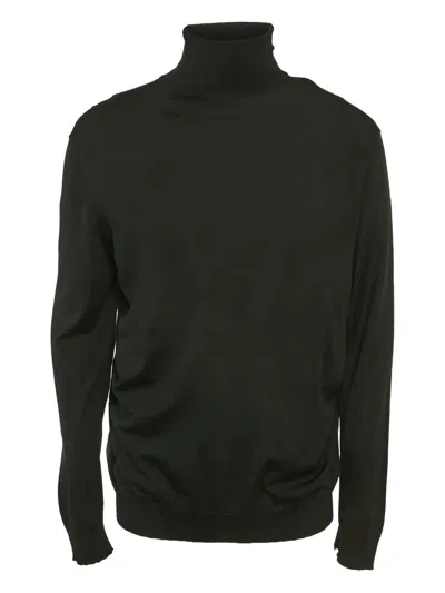 Pre-owned Prada High-neck Wool Sweater In Black