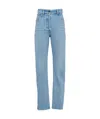 Prada High-rise Straight Jeans In Blue