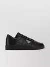 PRADA HIGH-TOP LEATHER SNEAKERS PADDED ANKLE