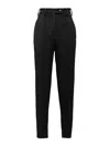 Prada High-waist Skinny Pants In Black
