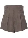 Prada Shorts In Brown
