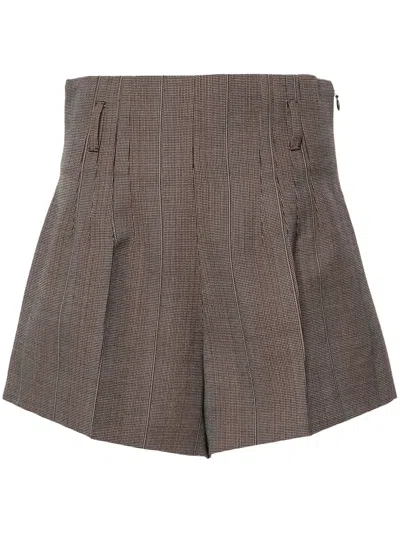PRADA HIGH-WAIST TAILORED SHORTS