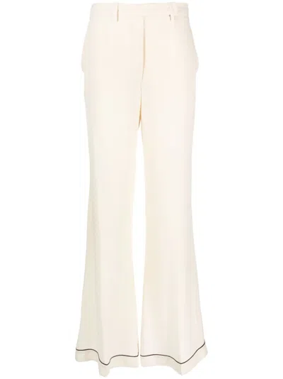 Prada Ausgestellte Seidenhose In White
