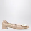 Prada Round-toe Ballet Flats In Pink