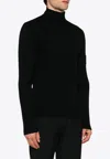 Prada Black Wool Sweater In Black