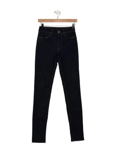 Pre-owned Prada High-rise Skinny Leg Jeans W/ Tags In Blue