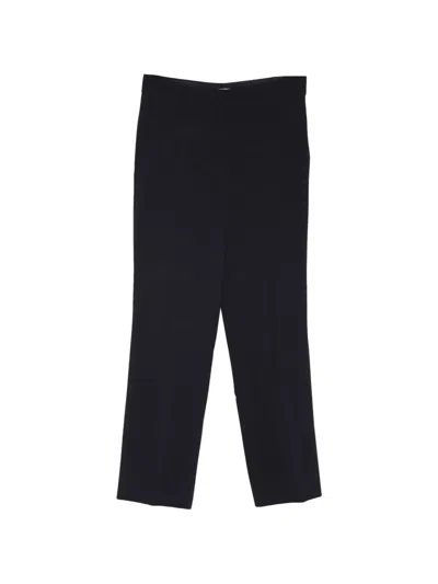 Prada High-rise Trousers In Black