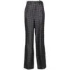 Prada High-waist Twill Pants In Black